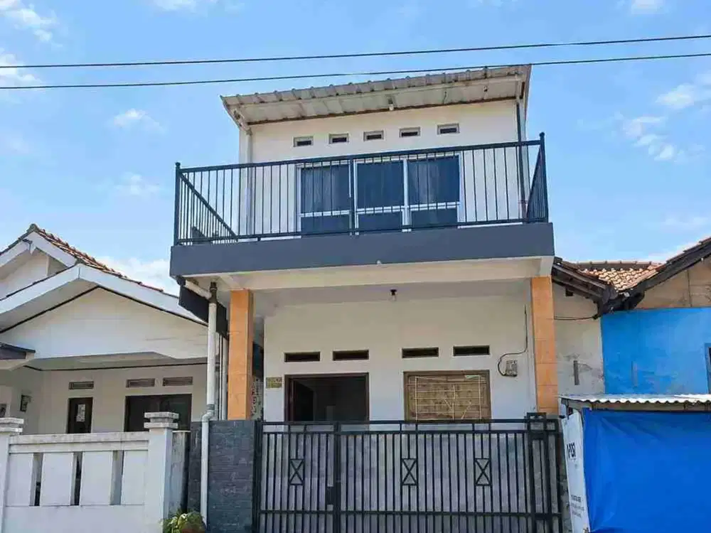 DIJUAL – Rumah 2 Lantai SHM LT 45/LB 80 m² Pinggir Jalan Raya Ciampea