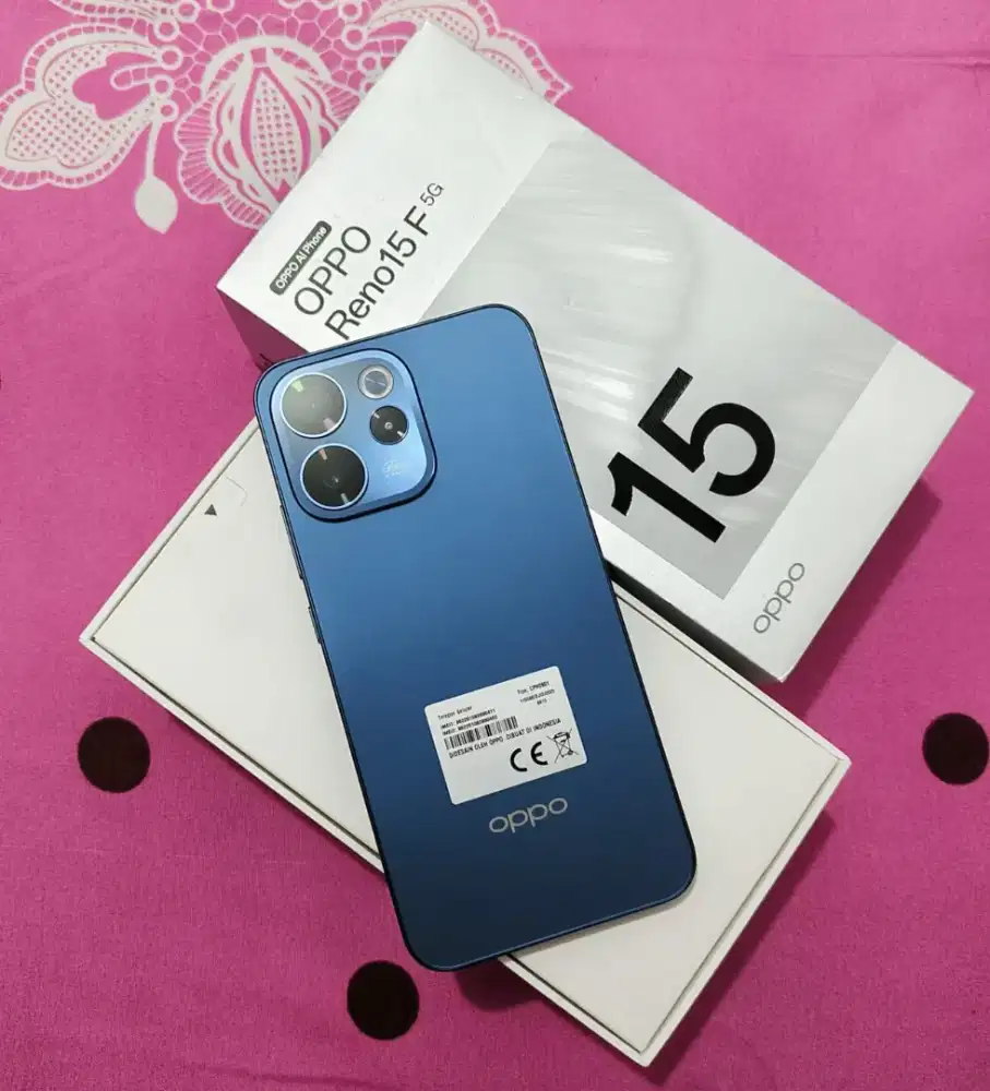 Oppo Reno 15F 5G 12/256 GB Fullset Mulus