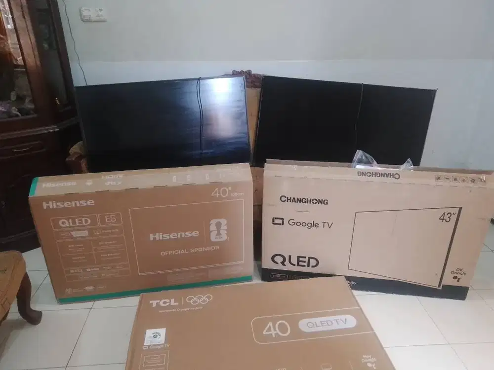 TCL GOOGLE TV kondisi normal