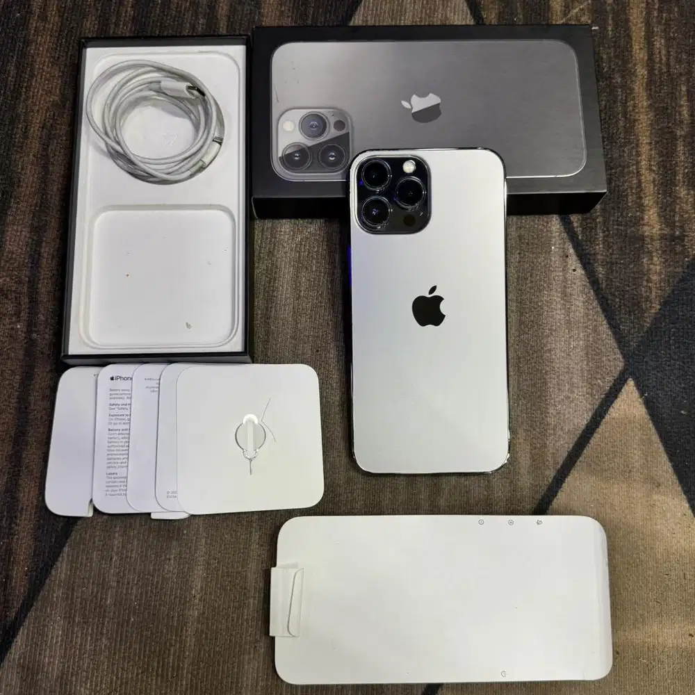 iphone 13 promax 256 ibox mulus like new fullset original bh ori real