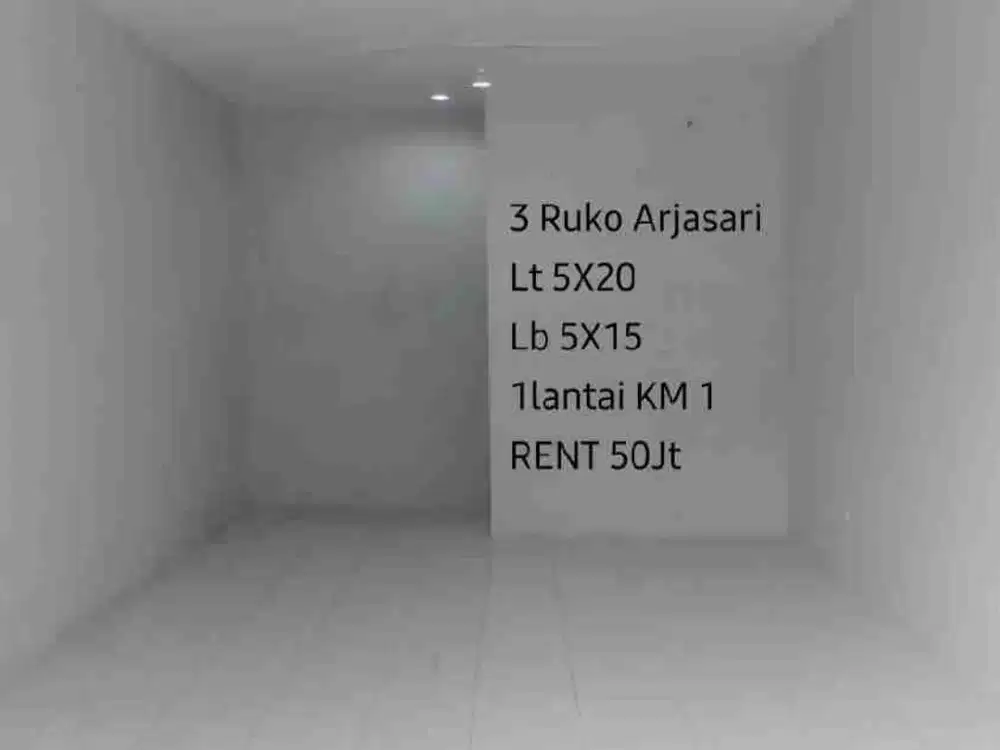 3 Ruko Mainroad Arjasari