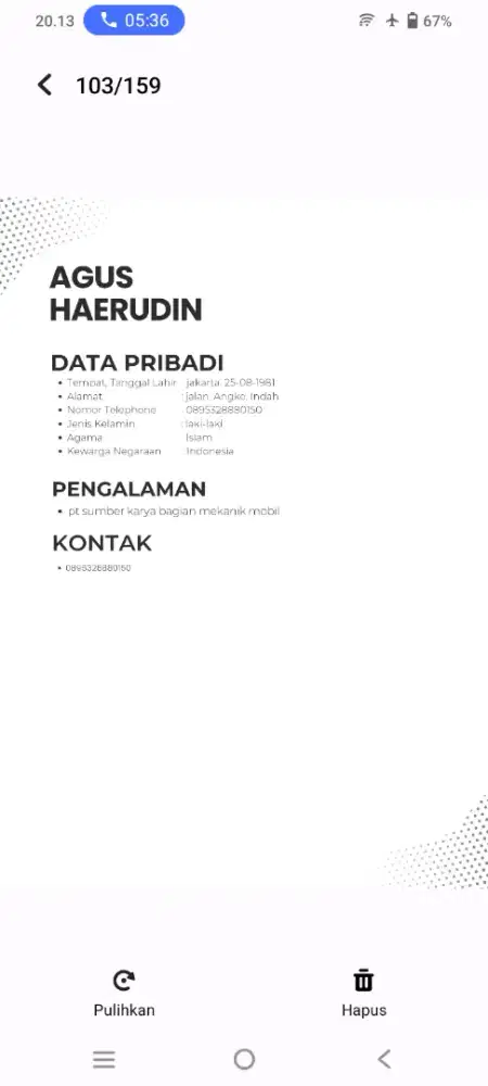 Cari lowongan kerja apa saja