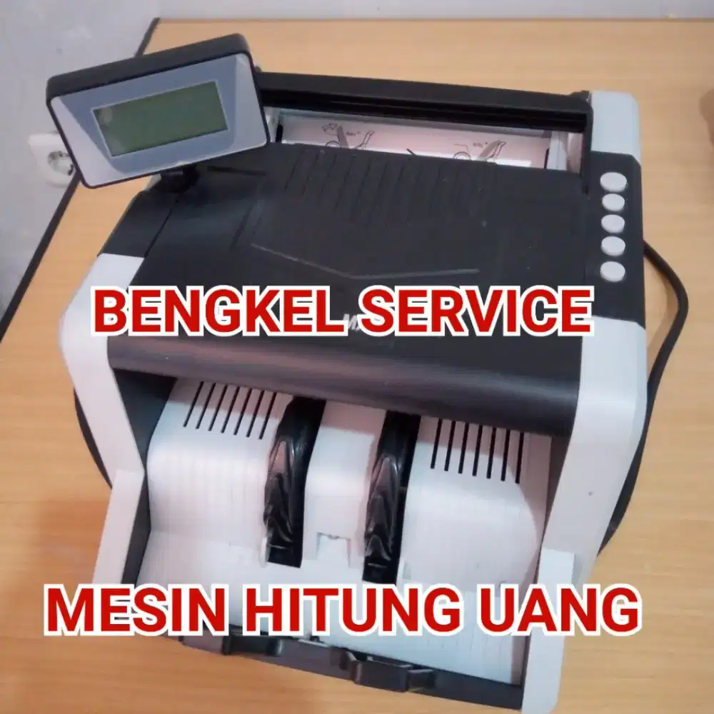 Mesin hitung uang kertas + Mesin penghancur kertas spesialis sparepart