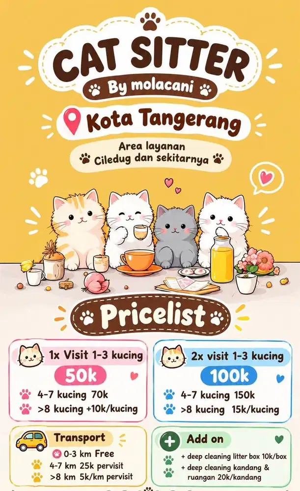 Jasa cat sitter