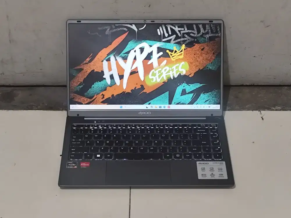 LIKE NEW AXIOO HYPE 5 AMD X5-2 RYZEN 5-74300U RAM 8/256 GB