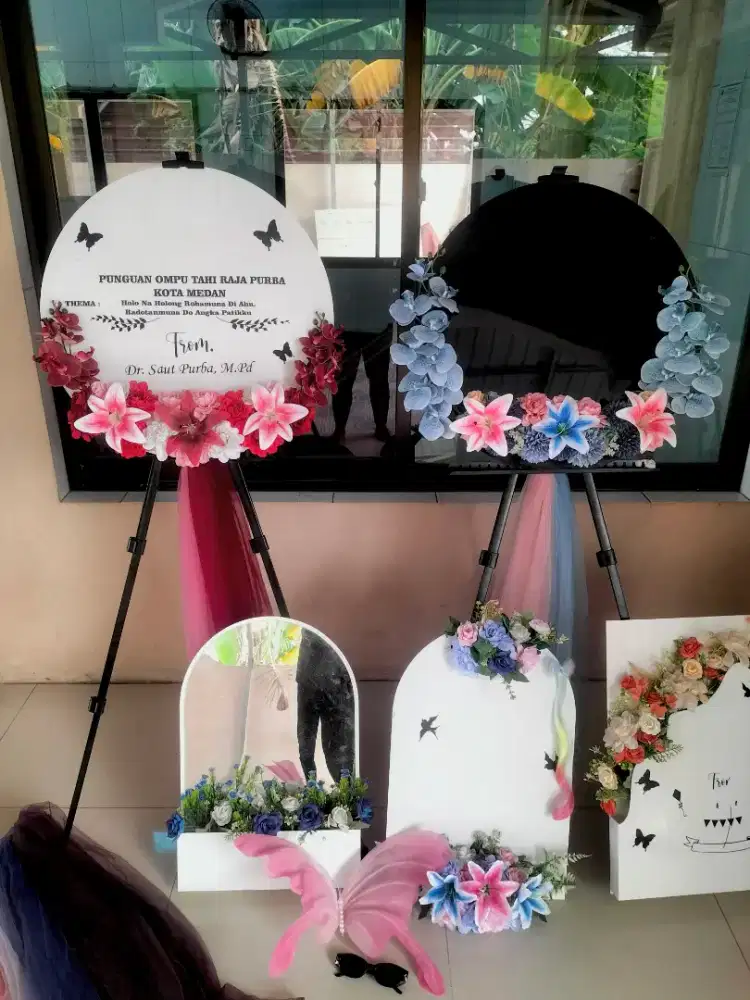 DIJUAL PAKET USAHA PAPAN BUNGA AKRILIK LENGKAP
