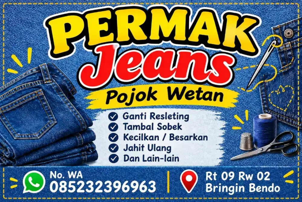 jasa permak baju dan celana