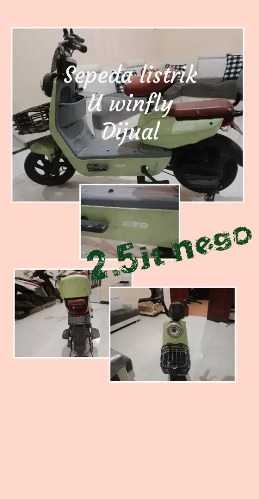 Sepeda listrik bekas dijual