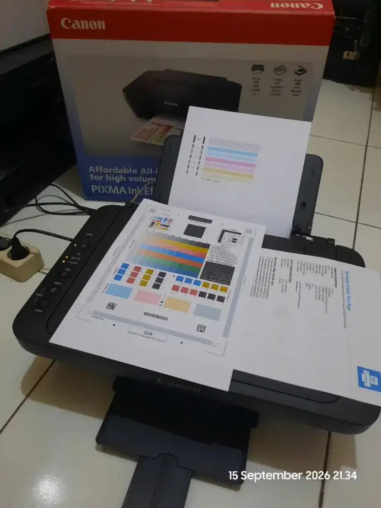 Printer Canon E410 print scan copy like new