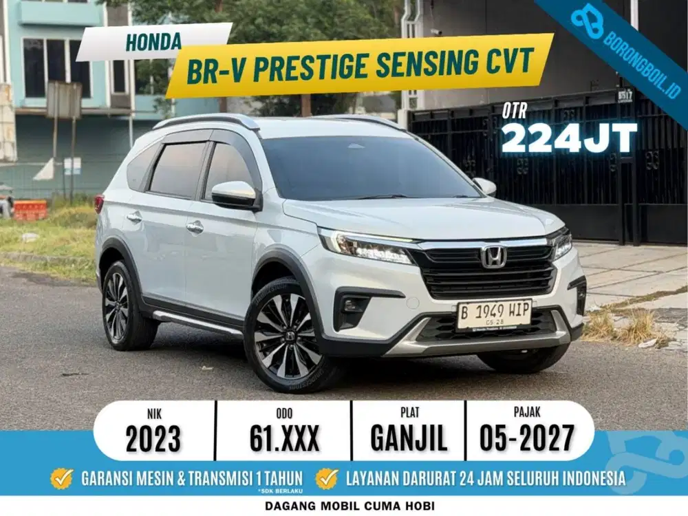 Full rcord Honda BRV 1.5 Prestige Sensing CVT Premium Opal White Pearl
