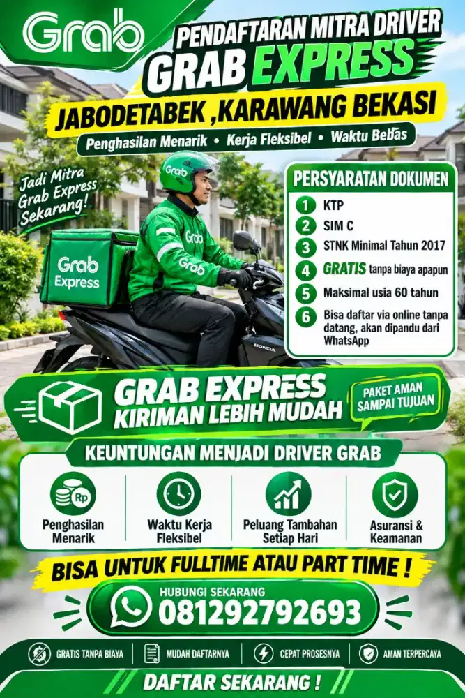 Lowongan kerja kurir motor
