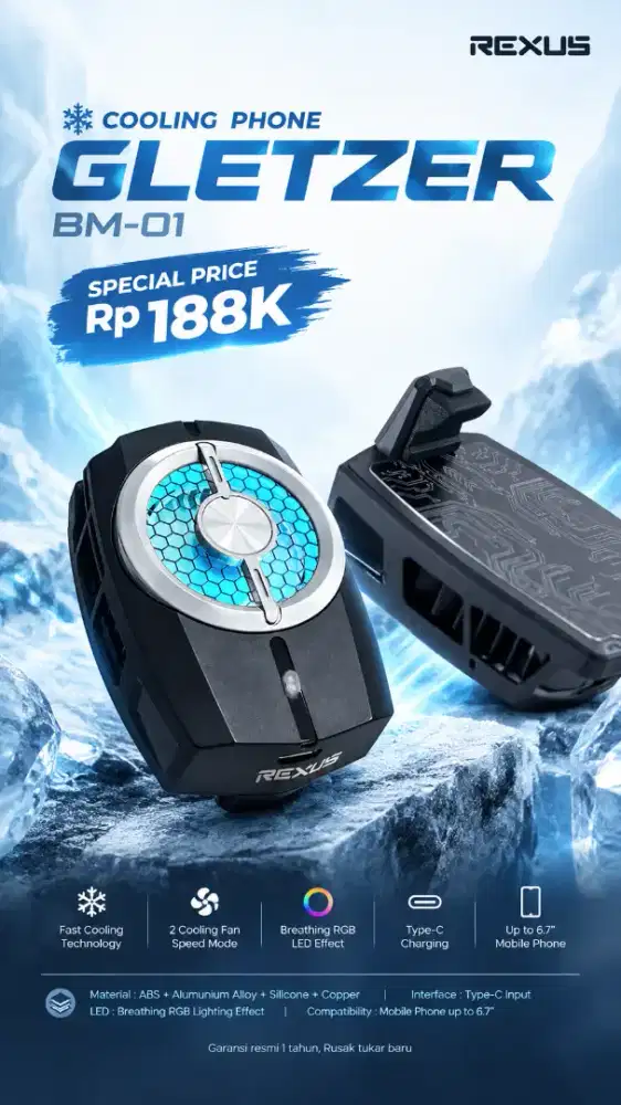Cooling hp rexus gletzer bmo1