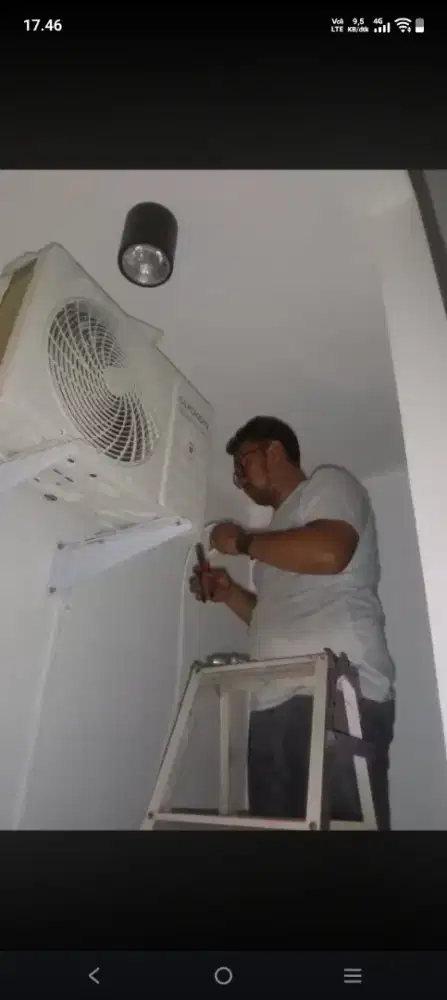 Jasa servis AC kulkas mesin cuci kompa air dll