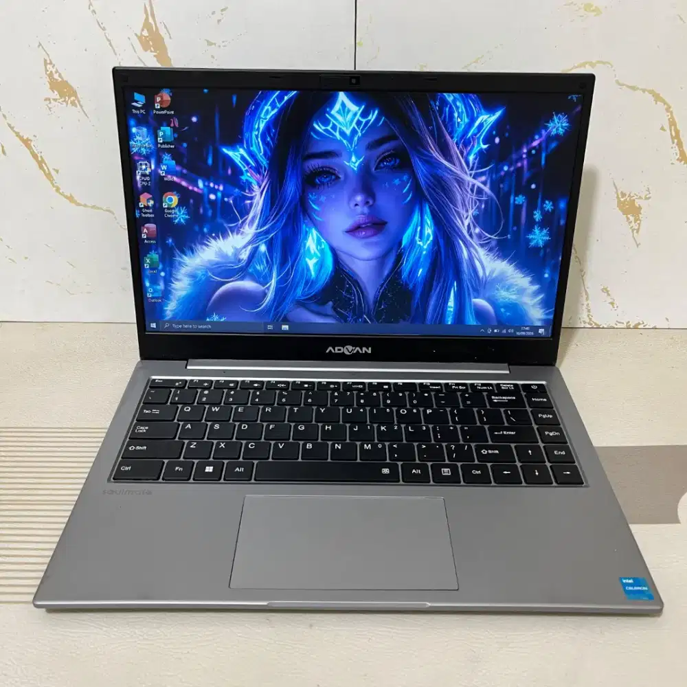 Laptop Advan Soulmate 1405 Cel N4020 Ram 4/128 No Minus