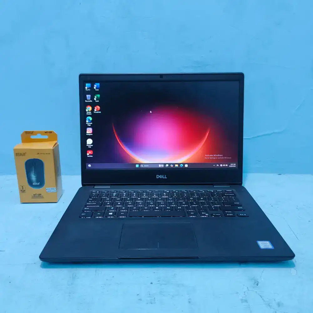 Laptop Dell Latitude Slim Core i3 Gen 8 Ram 8GB Win11 Siap pakai