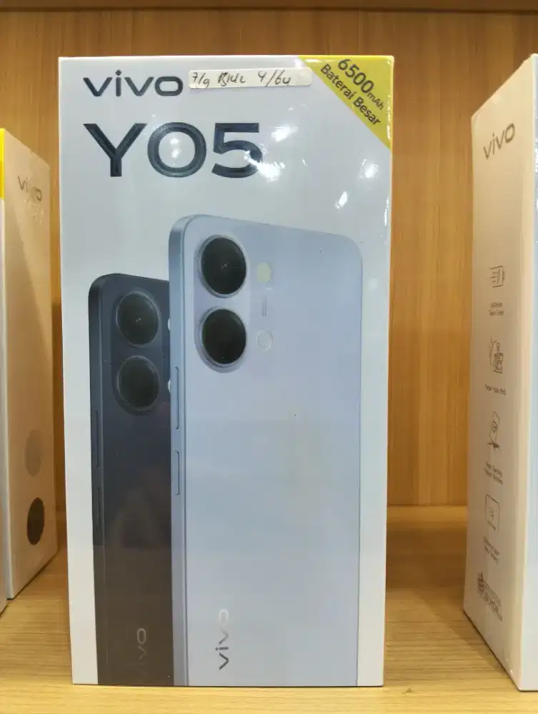 Vivo y05 8/64 black new bisa cash cicil cod dan via expedisi