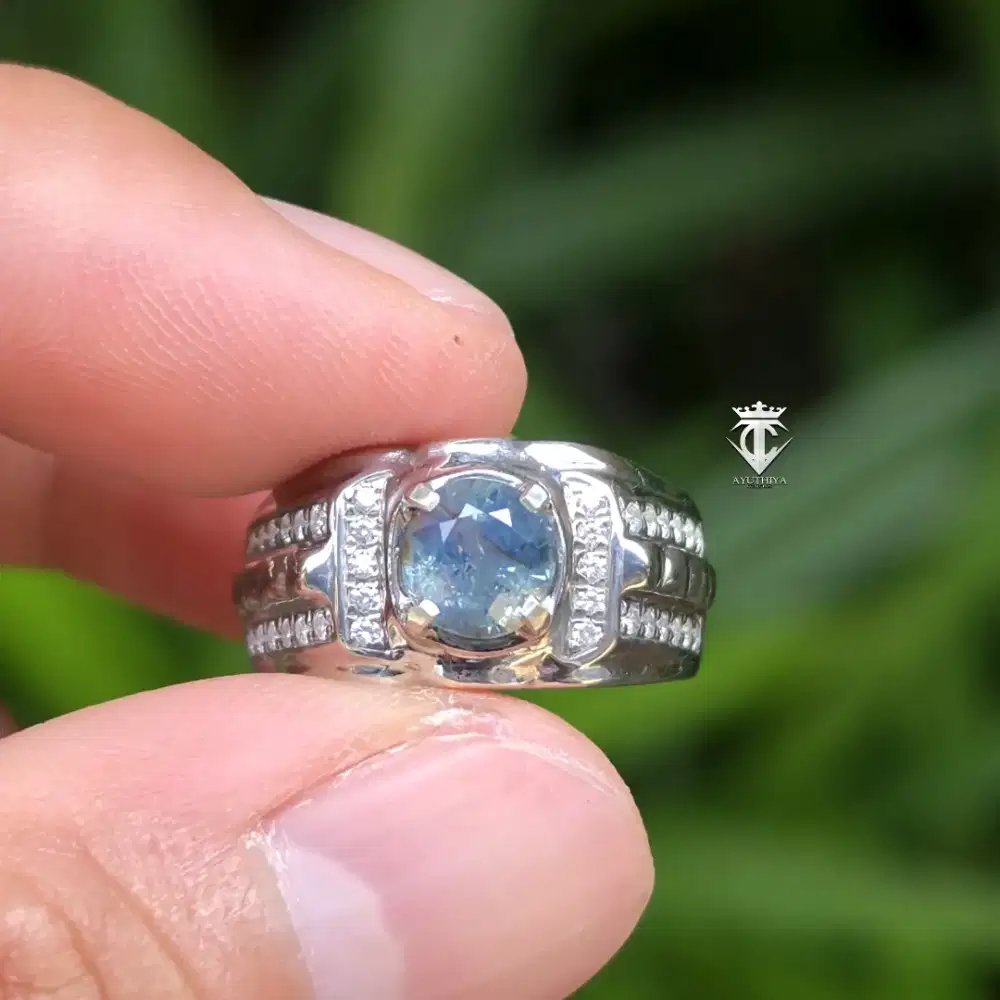Batu Permata Natural Fancy Sapphire No Heat Madagascar 2.06Ct MRI Memo