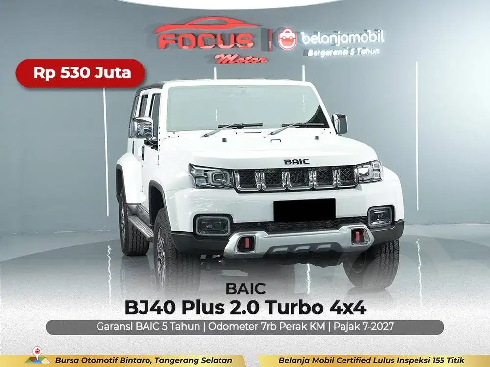 [ GARANSI 5THN 4X4 KM 7RB ] BAIC BJ40 BJ 40 Plus Turbo 2024/2025/2026