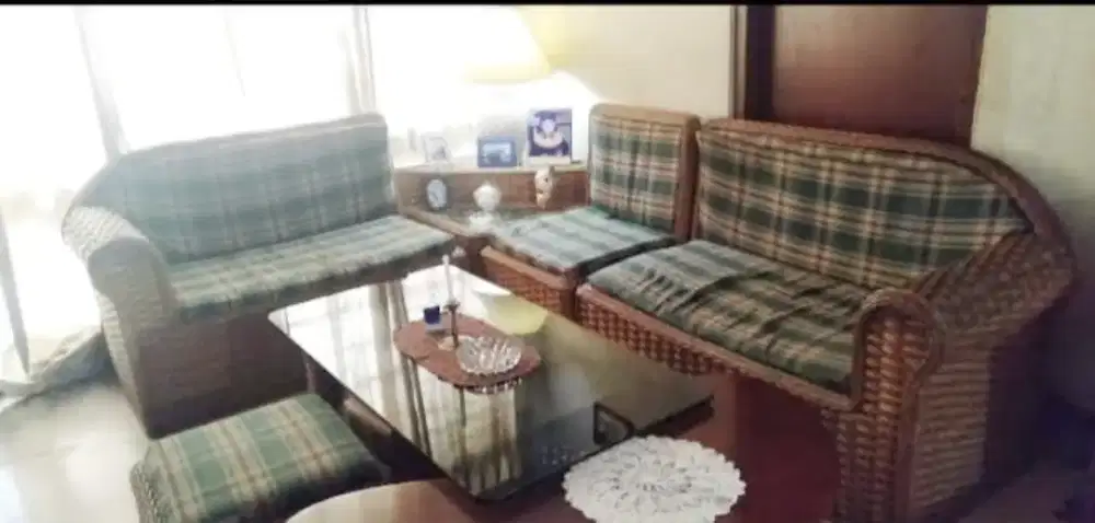 1 set sofa rotan