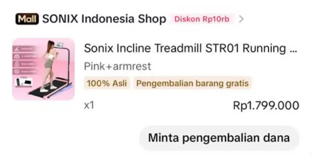 Treadmill Sonix