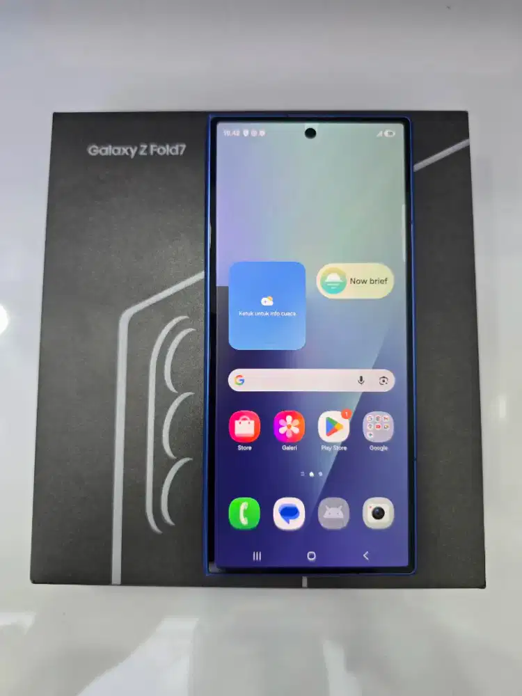 Samsung Z Fold 7 5G 16/1TB Blue Ex Garansi resmi SEIN -MasterCom