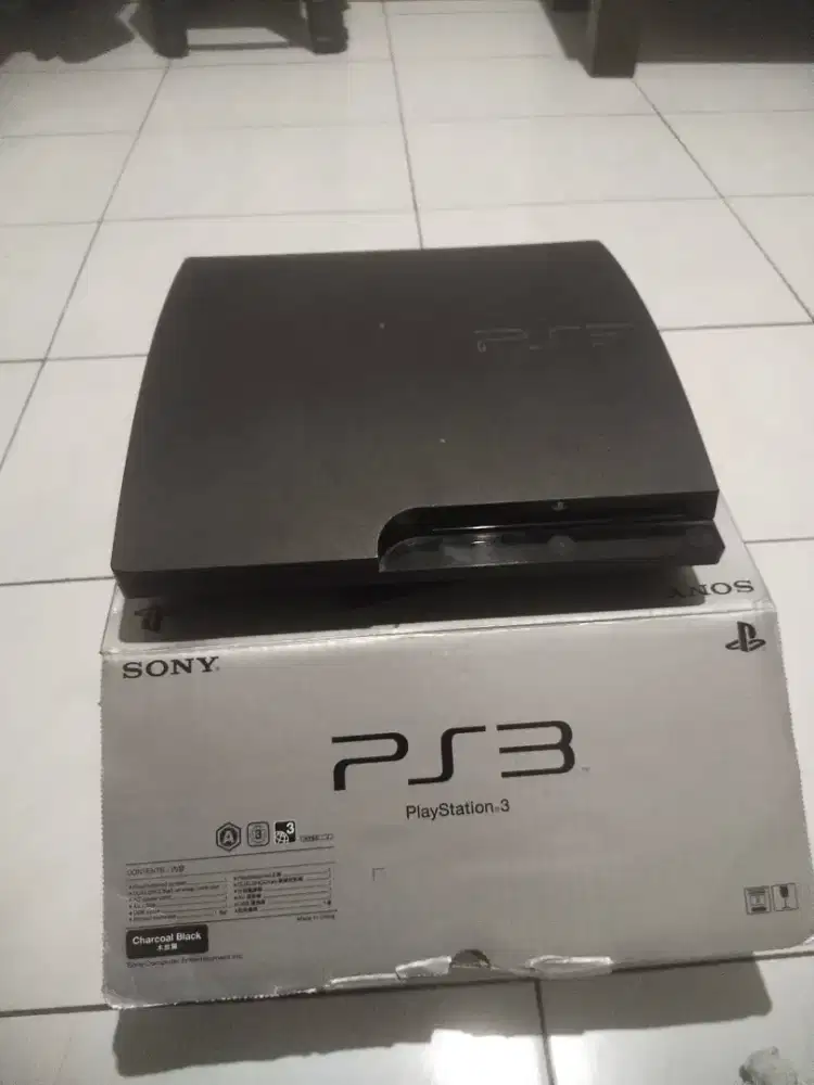 [DIJUAL] Sony PlayStation 3 Slim (CECH-3000B) 500GB - Second Mulus 95%