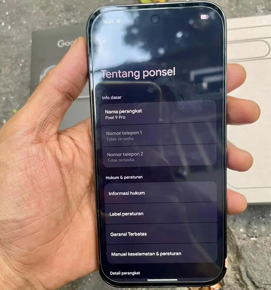 Google pixel 9 pro ram 16 / 512 bea cukai fullset oem