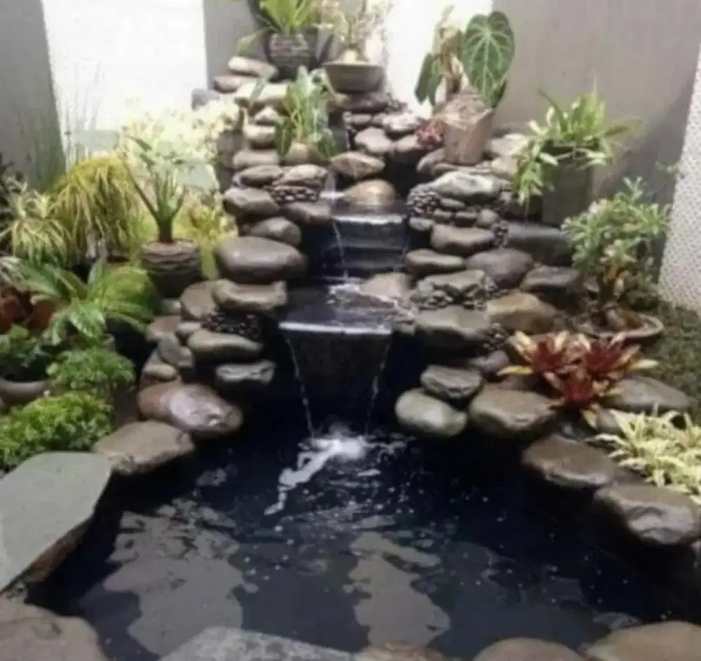 Kolam ikan koi dan filter