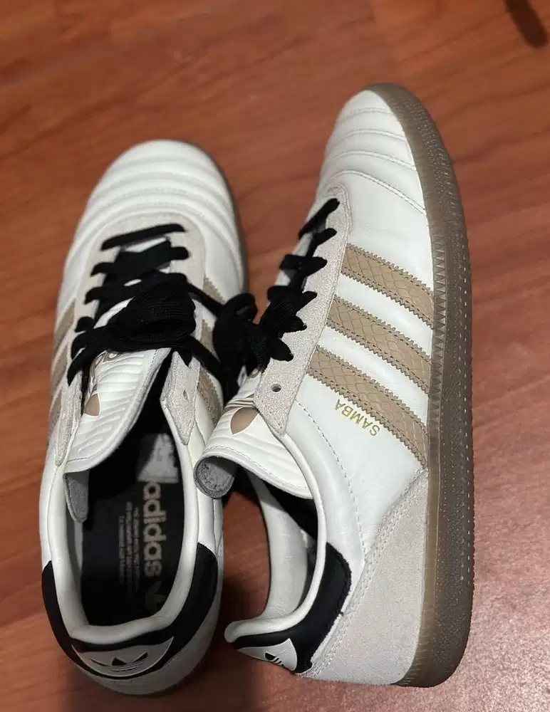 Adidas Samba Original Bekas – White Beige Gum size 9.5