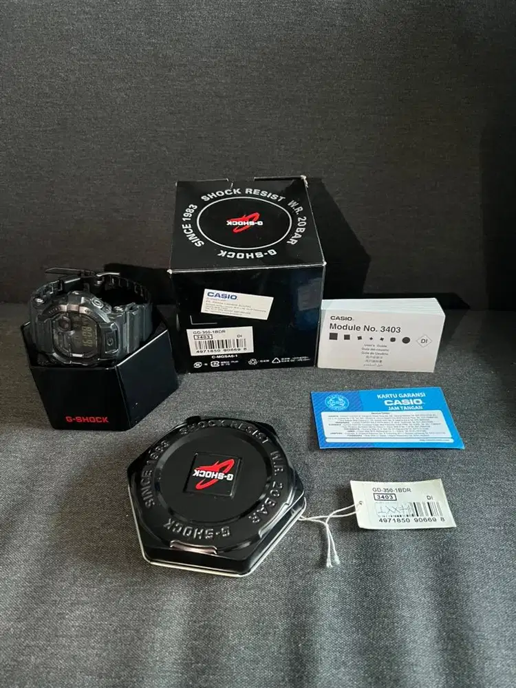 For Sale: Casio G-Shock GD-350-1BDR (Fullset Collector Item Condition)