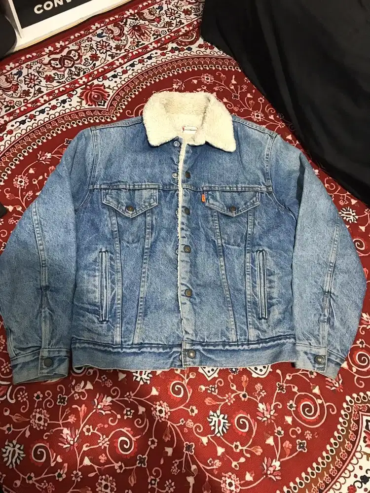 Jaket Trucker Sherpa Levis Original USA