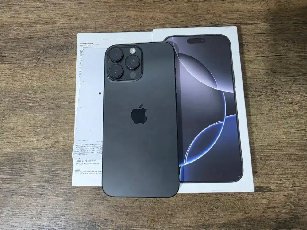 IPHONE 16 PROMAX IBOX LIKE NEW GARANSI PANJANG FUL ORIGINAL