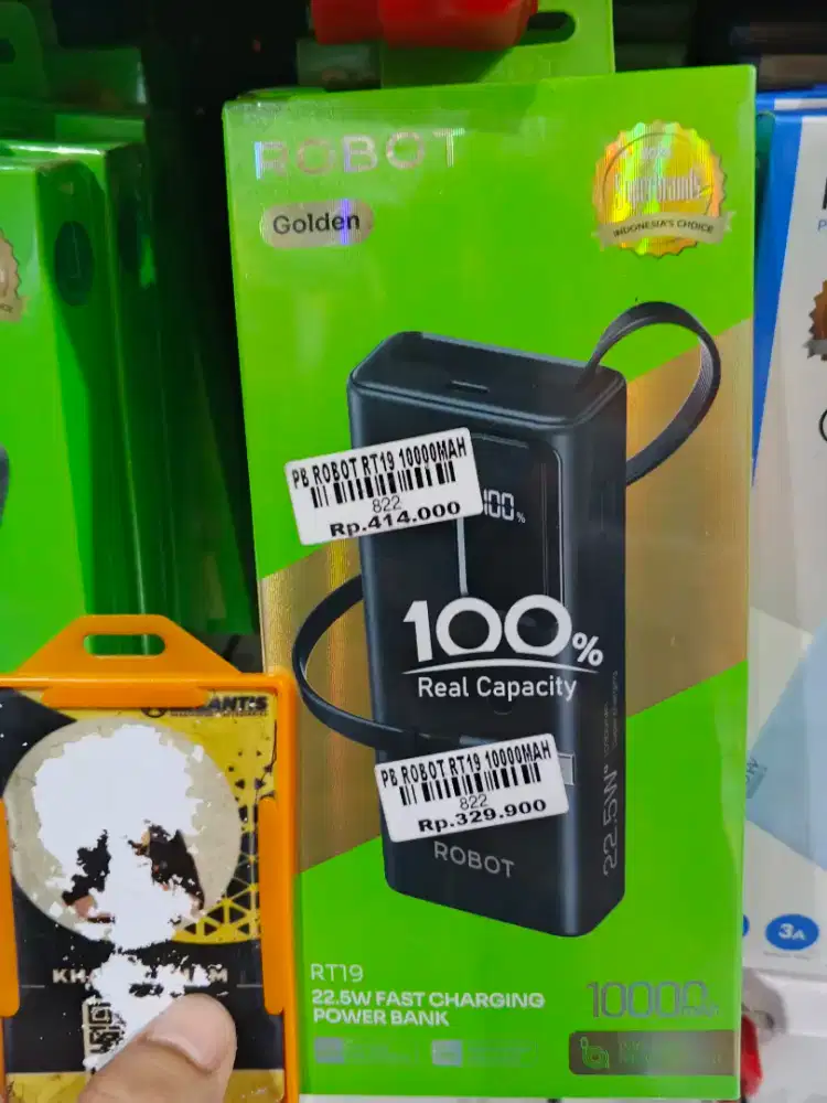 POWERBANK ROBOT 10.000Mah 22,5Watt RT19