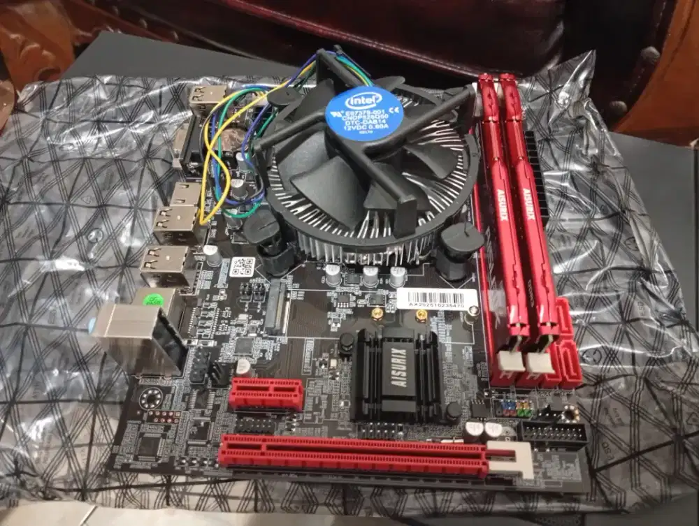 Mb asurix h81+processor Intel core i7 4790 fan+DDR3 16 gb