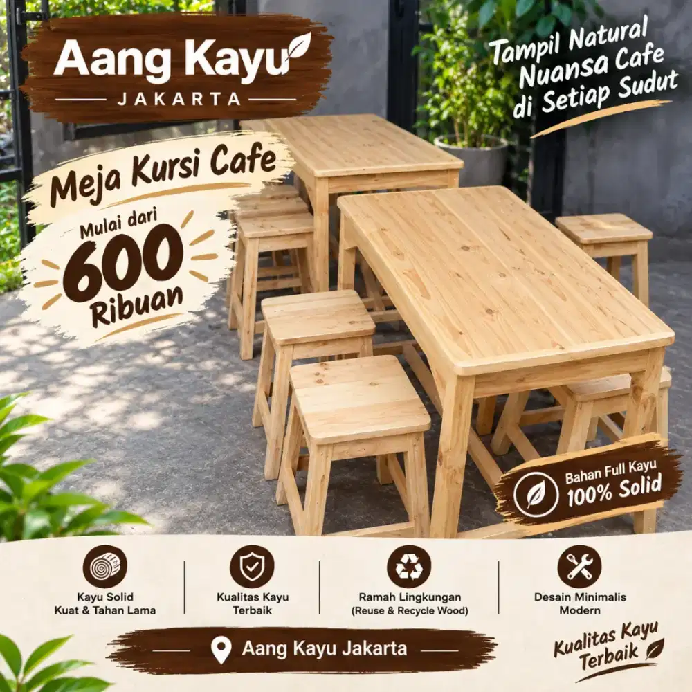 Meja makan jati belanda