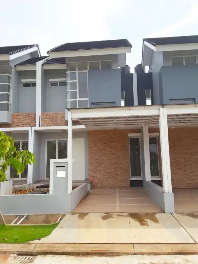 Jual Rumah Cet dan Murah di Dalam Cluster Vasana, Harapan Indah