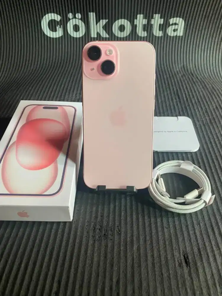 iPhone 15 Pink 128Gb Inter All Provider Fullset