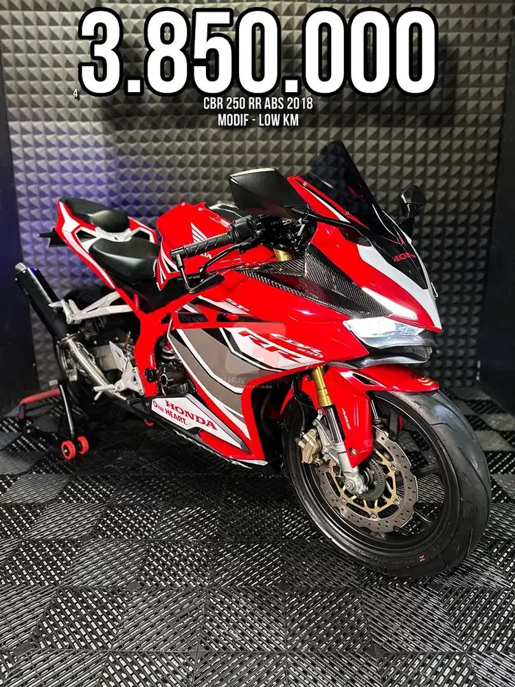 CBR 250 RR OR CBR 250RR ABS 2018 MODIF LOW KM PAJAK ON RAWATAN SUPERB