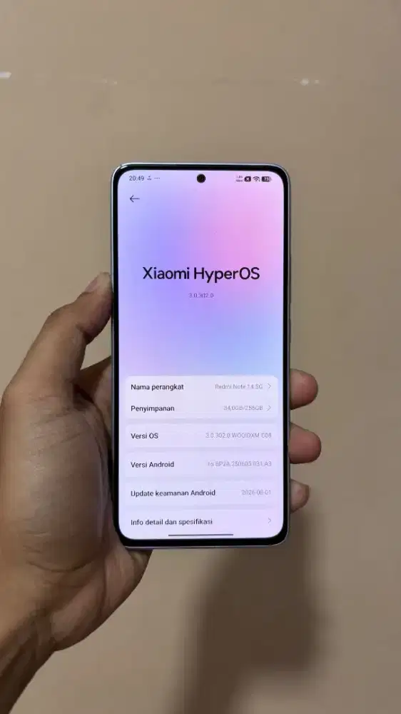 Redmi note 14 5g 8/256