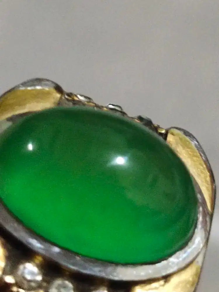jual batu hijau kristal ukuran kantor, ring 9