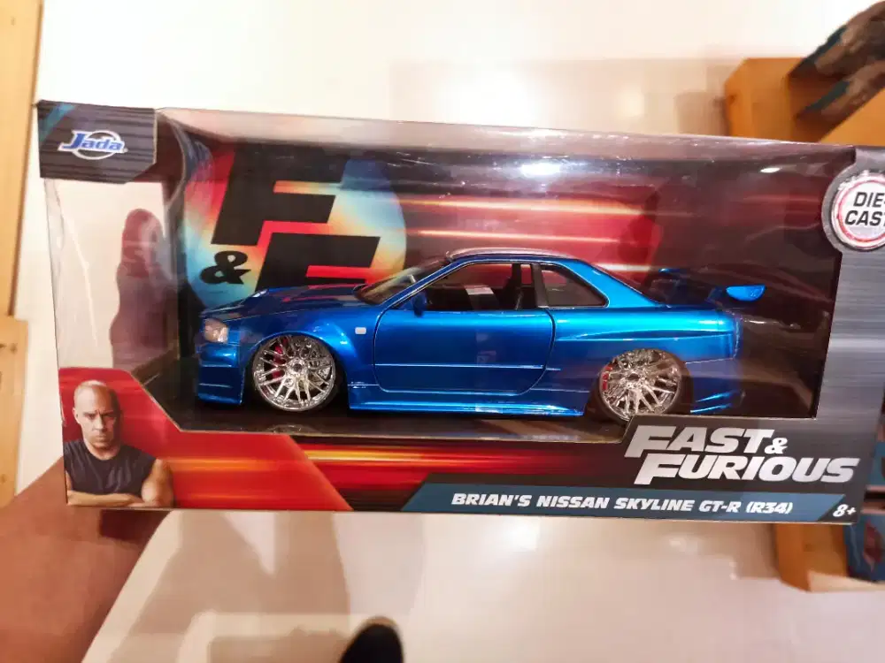 Die Cast Mainan Nissan Skyline Fast And Furious Original