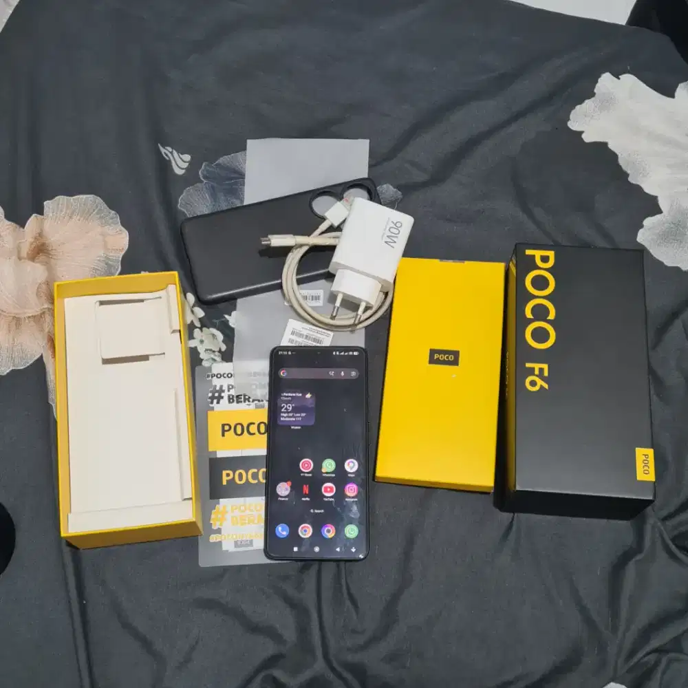 Poco F6 12/512gb Black