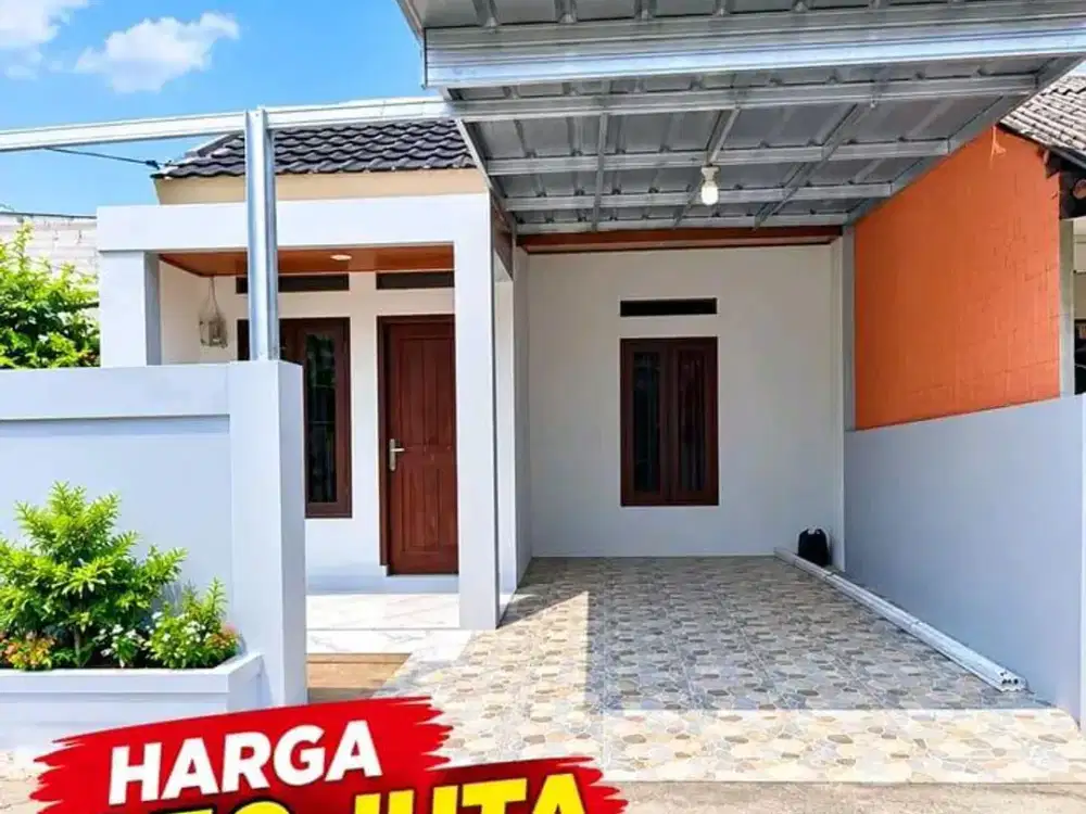 Dijual Rumah 350 Juta Bangunan Baru Siap Huni Strategis