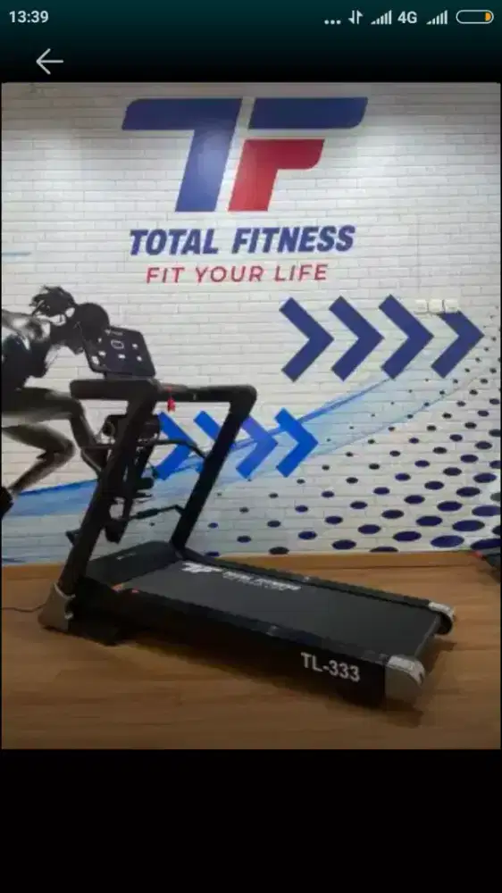 Alat fitness treadmill elektrik tl 333
