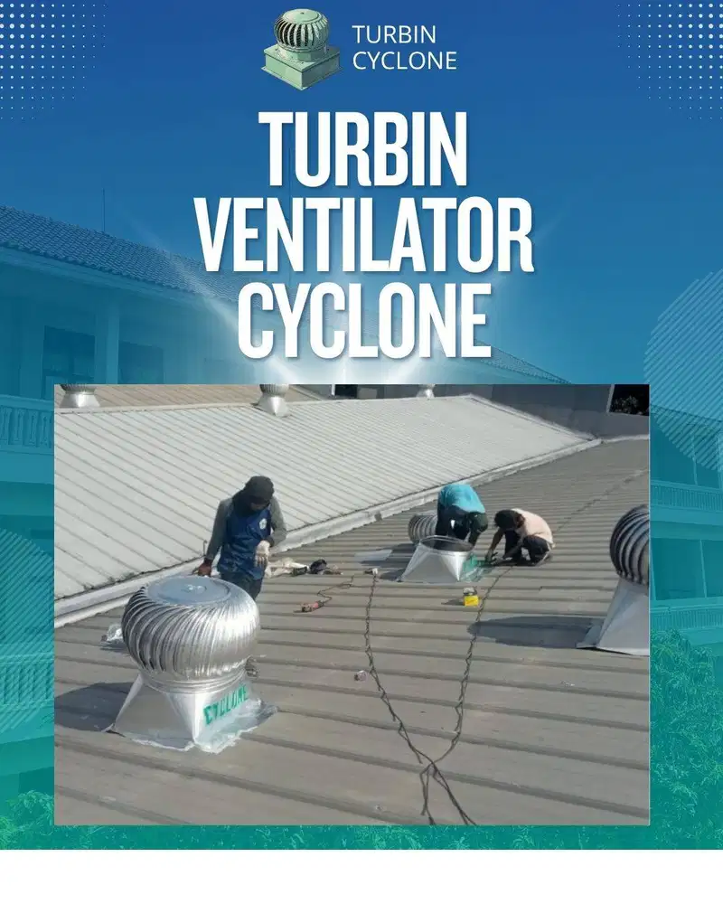 JUAL TURBINE VENTILATOR CYCLONE 24 INCH SIDOARJO