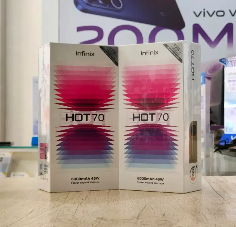 INFINIX HOT 70 4/128GB GARANSI RESMI 1 TAHUN