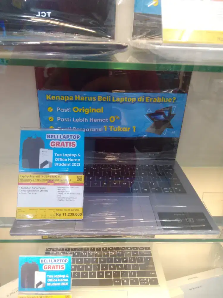 Laptop Acer ram 8 512GB