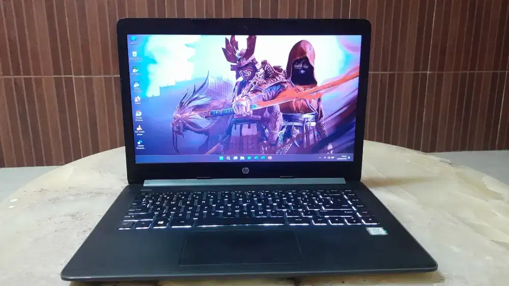 Laptop HP core i3 Ram 8GB DDR4 ssd nvme 256GB Backlight GEN 7