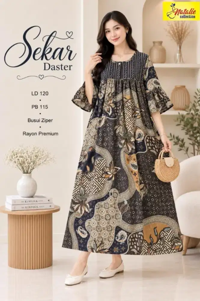 Rp135.000,-

DASTER BATIK
LD 120 PB 115

Zipper Busui
Rayon Premium