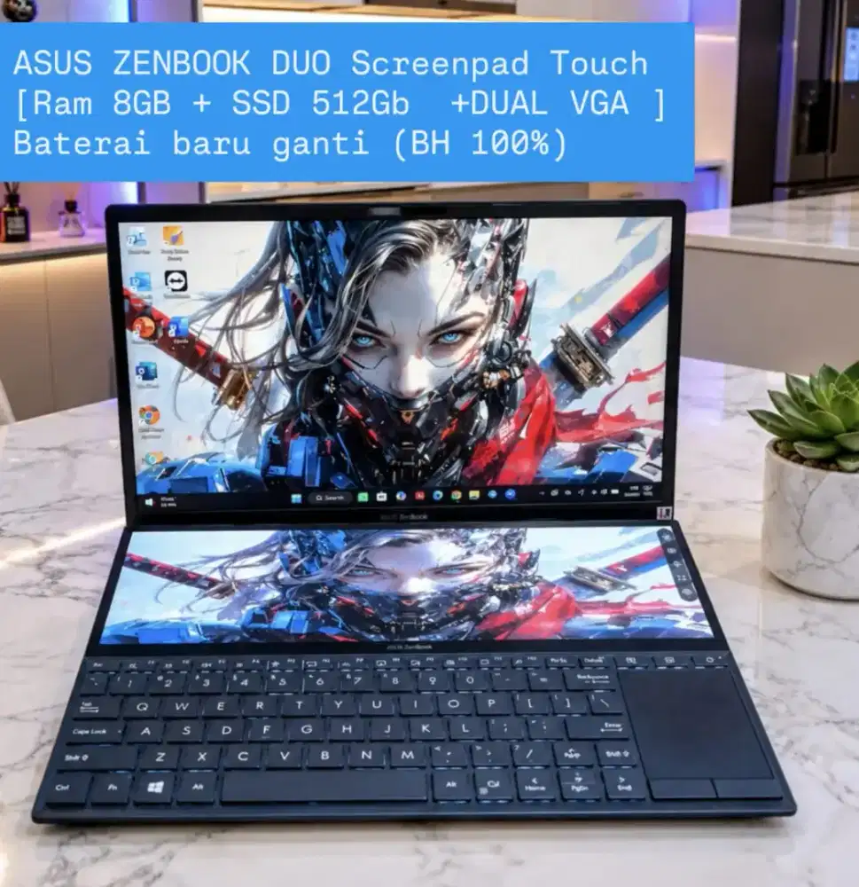 ASUS ZENBOOK DUO [Ram 8GB/SSD 512Gb  +DUAL VGA ] (BH 100%)
